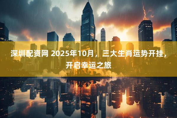 深圳配资网 2025年10月，三大生肖运势开挂，开启幸运之旅